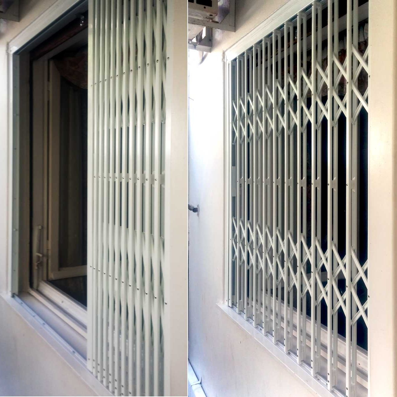 Συρόμενα κάγκελα παραθύρου Συρόμενα κάγκελα παραθύρου