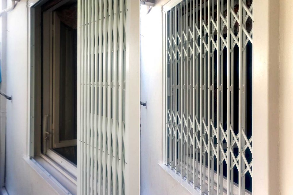 Συρόμενα κάγκελα παραθύρου